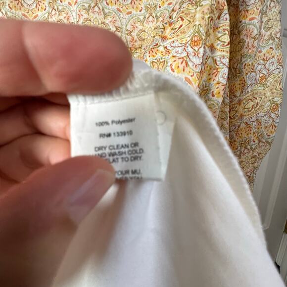 Show Me Your Mumu Birdie Mini Dress XS Cream Floral Boho Tiered - Picture 5 of 6